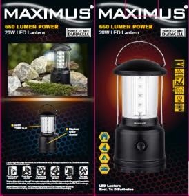 Maximus LED Lantern 20W 660LM