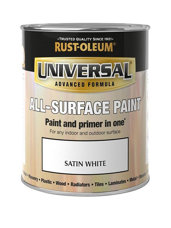 Rust-Oleum All Surface Paint White 250ml (Satin)