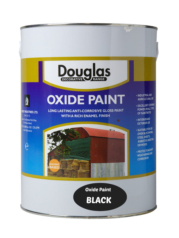 Douglas Oxide Paint Black 5lt