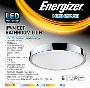 Energizer 16W LED Bathroom Light Fitting
