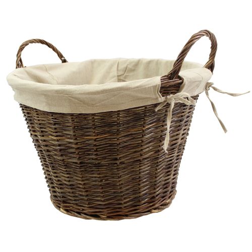 Round Natural Willow Basket