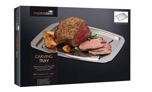 Masterclass Stainless Steel Carving Tray