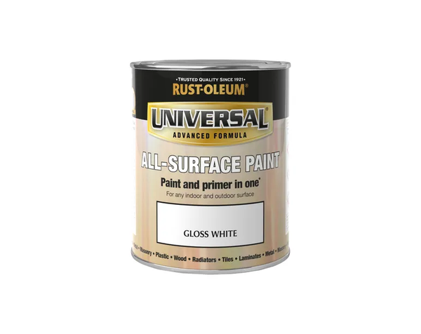Rust-Oleum All Surface Paint White 750ml (Gloss)