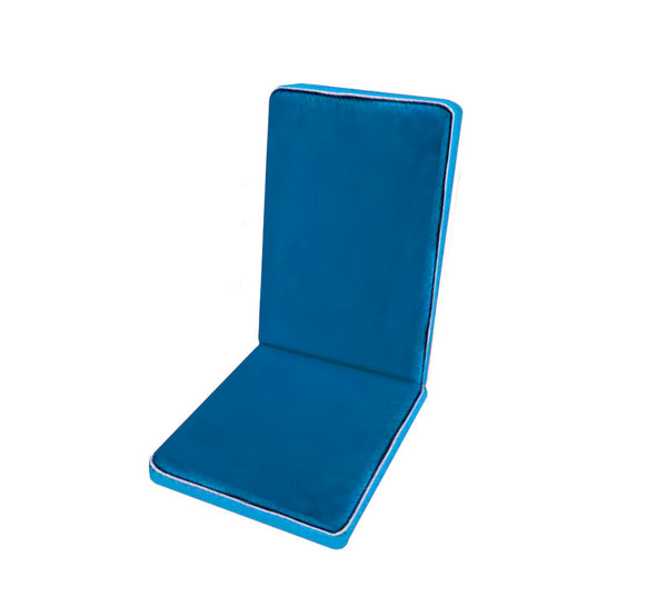 High Back Seat Cushion Blue