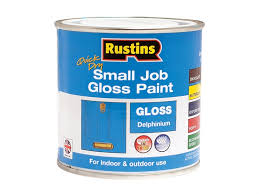 Rustins Small Job Gloss Delphinium 250ml