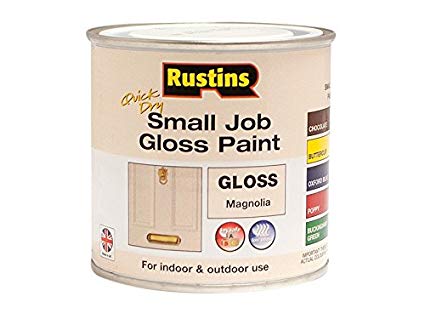 Rustins Small Job Gloss Magnolia 250ml