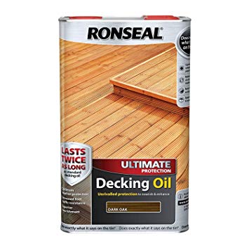 Ronseal Decking Oil 5lt Dark Oak