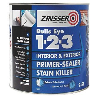 Zinsser Bullseye 1-2-3 Primer Sealer 2.5lt