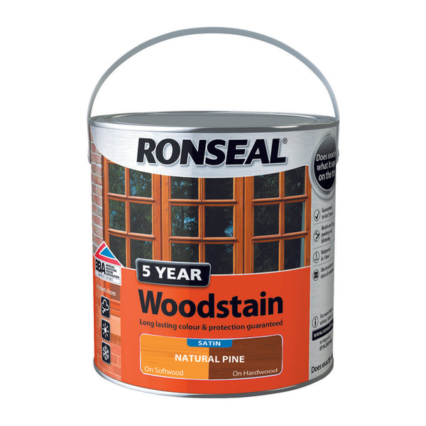 10 Year Woodstain 2.5L Natural Pine