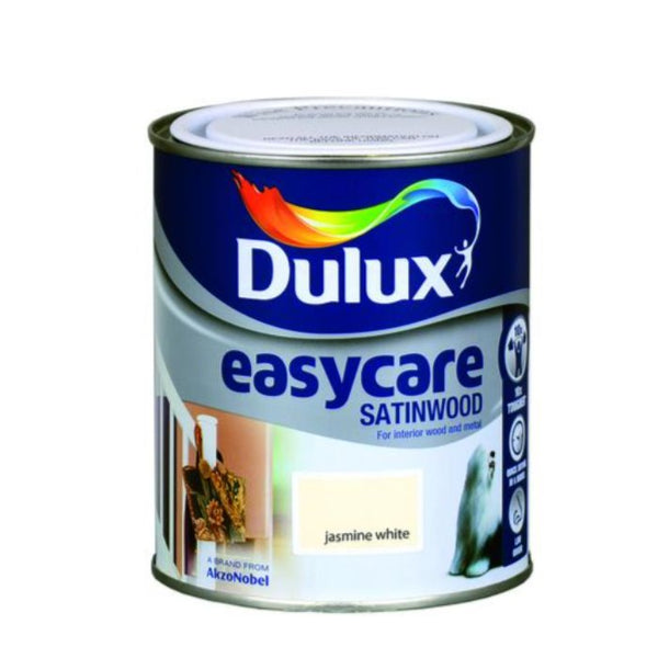 Dulux Satinwood Easycare Jasmine White 750ml