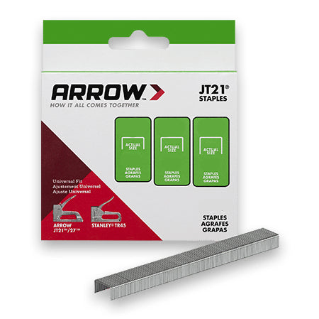 Arrow JT21 Staples (1000 Pack)