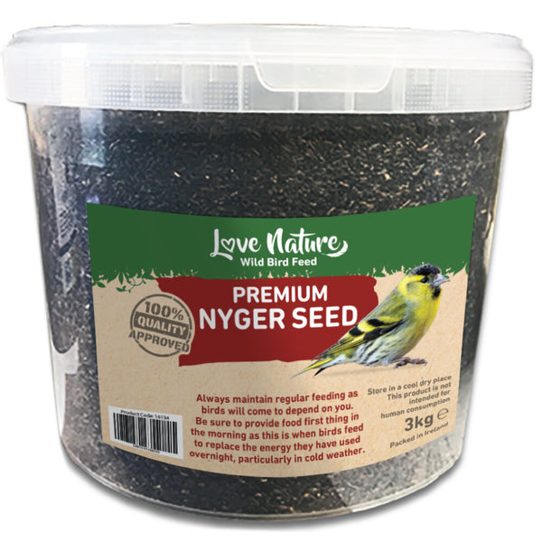 Love Nature Nyger Seed 3kg Bucket