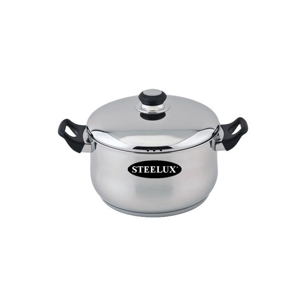 Steelex 20cm Casserole Pot