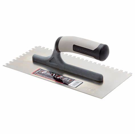 Bellota Square Notched Trowel 10mm