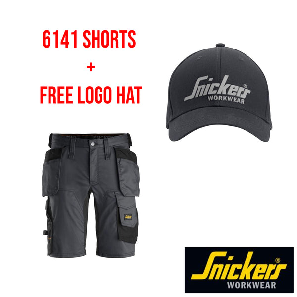 6141 S/Grey Snickers Shorts + FREE Logo Hat