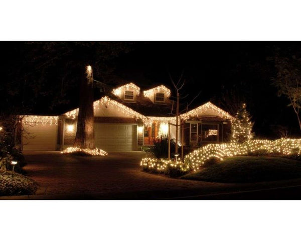 Snowing Icicle 960 Lights Warm White
