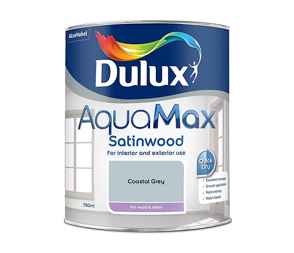 Aquamax Coastal Grey Satinwood 750ml