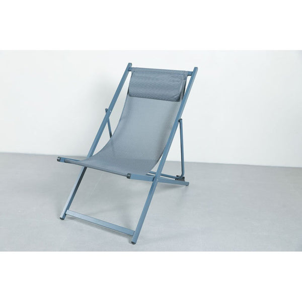 Beach Deck Chair Grey