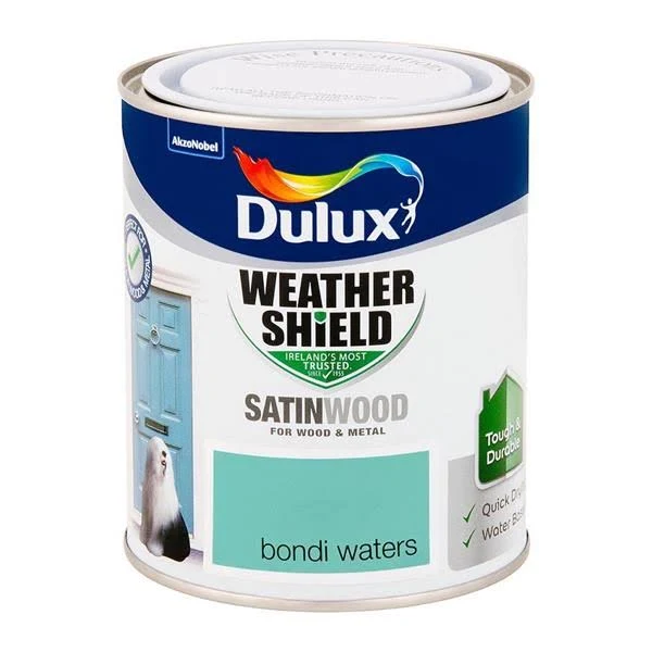 Dulux Exterior Satinwood Paint Bondi Waters