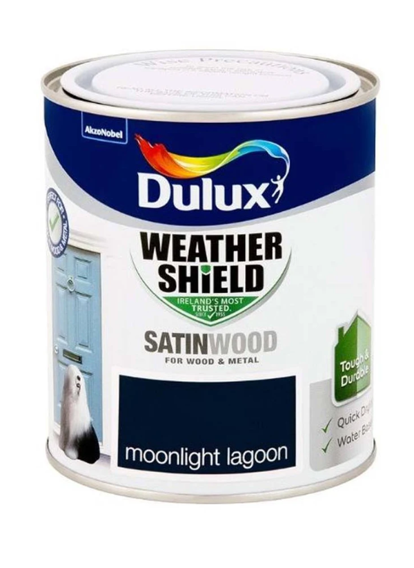 Dulux Exterior Satinwood Paint Moonlight Lagoon