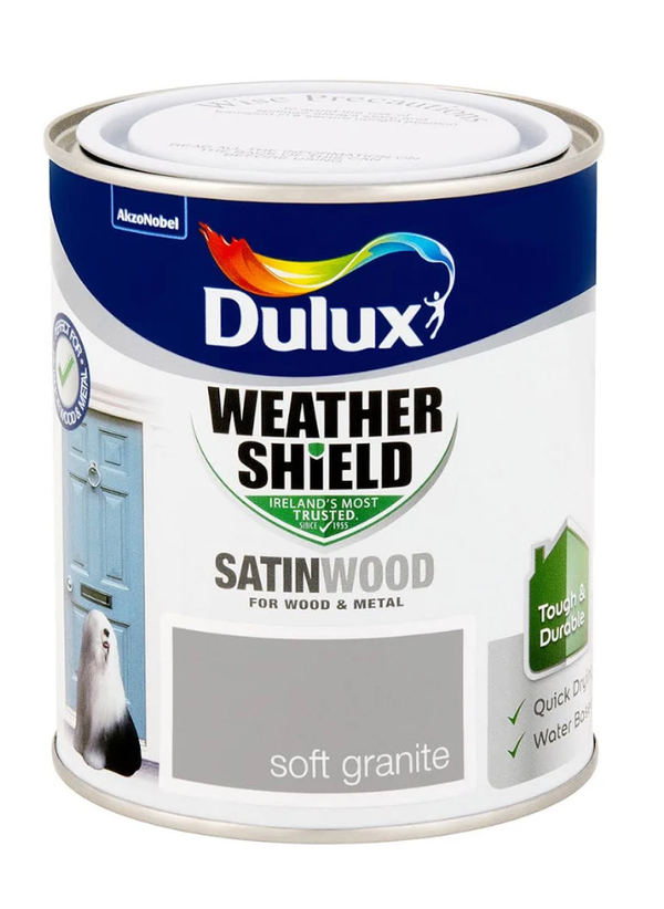 Dulux Exterior Satinwood Paint Soft Granite