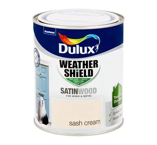 Dulux Exterior Satinwood Paint Sash Cream