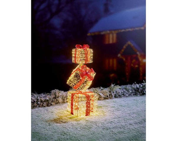 Lit Twist 3 Parcel Stack 96cm