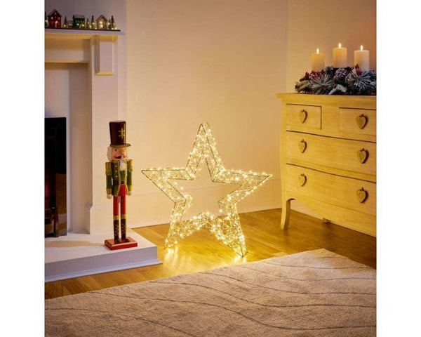 Lit Twist Star 50cm