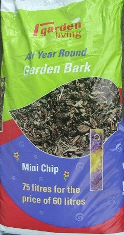 Garden Living Mini Chipped Bark 75lt
