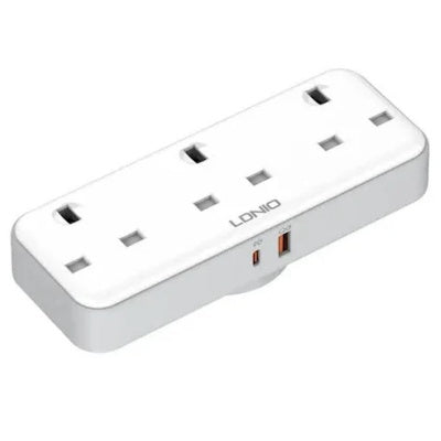 LDNIO Rotatable 3 Gand Plug Socket