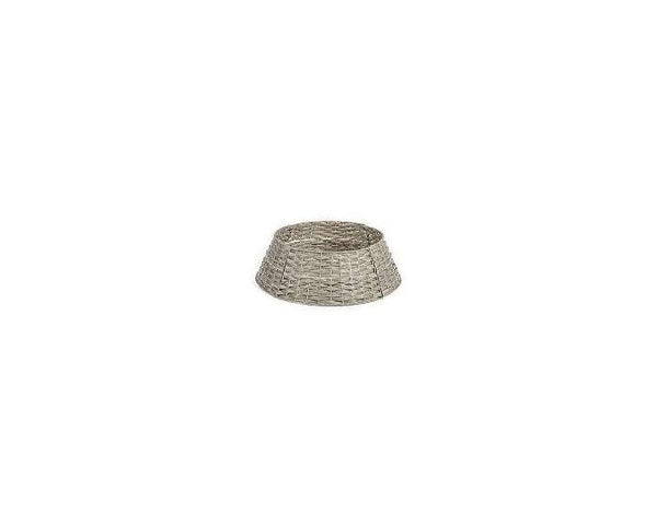 Tree Skirt in Grey Rattan 65cm