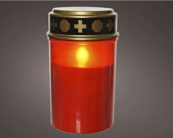 LED B/O Plastic Grave Candle
