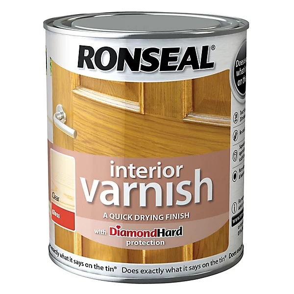 Ronseal Interior Varnish Gloss Clear
