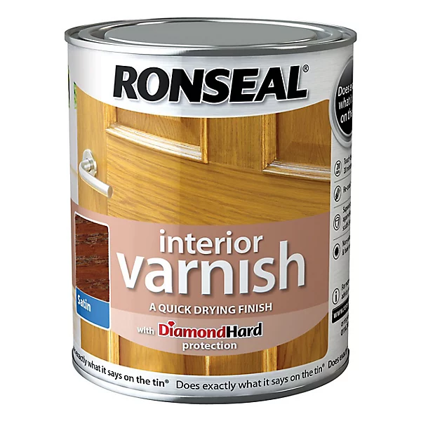 Ronseal Interior Varnish Dark Oak