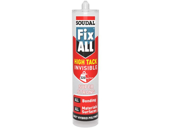 Soudal High Tack Clear Adhesive 290ml