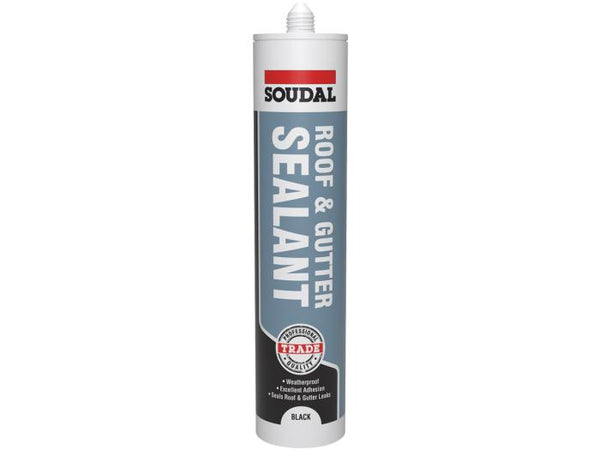 Soudal Roof & Gutter Sealant Black