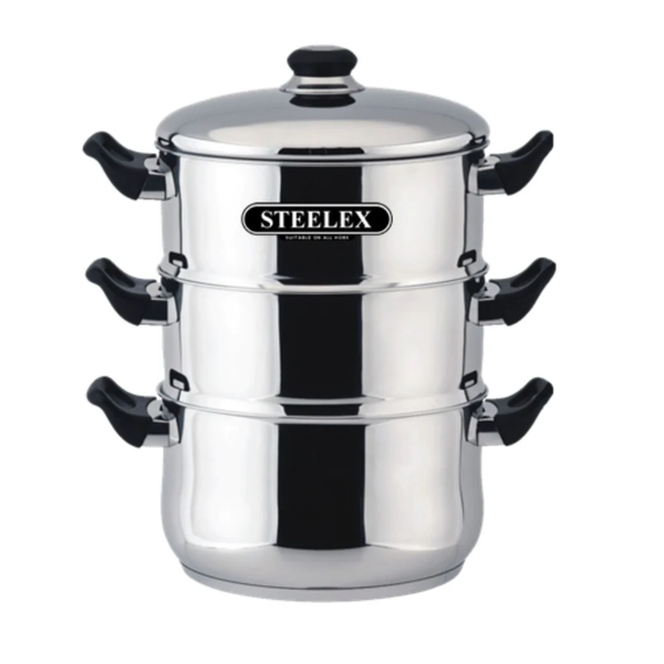 Steelex 3 Tier Multi-Steamer