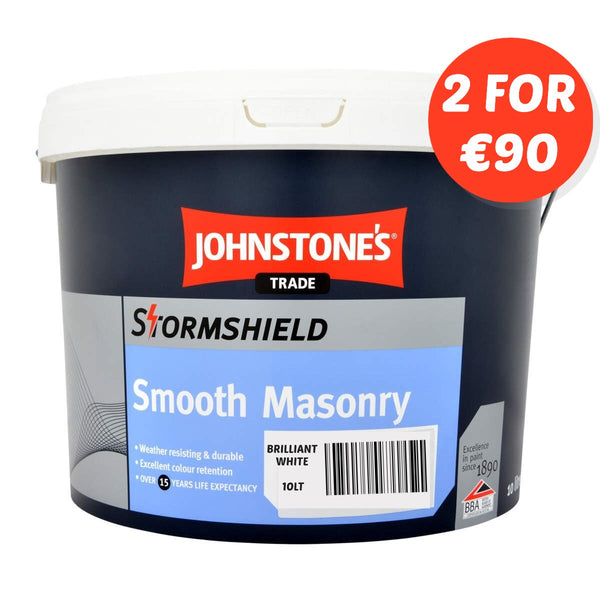 Stormshield Masonry Paint 10lt Brilliant White