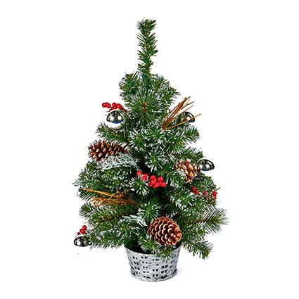 60cm Silver Dressed Tree