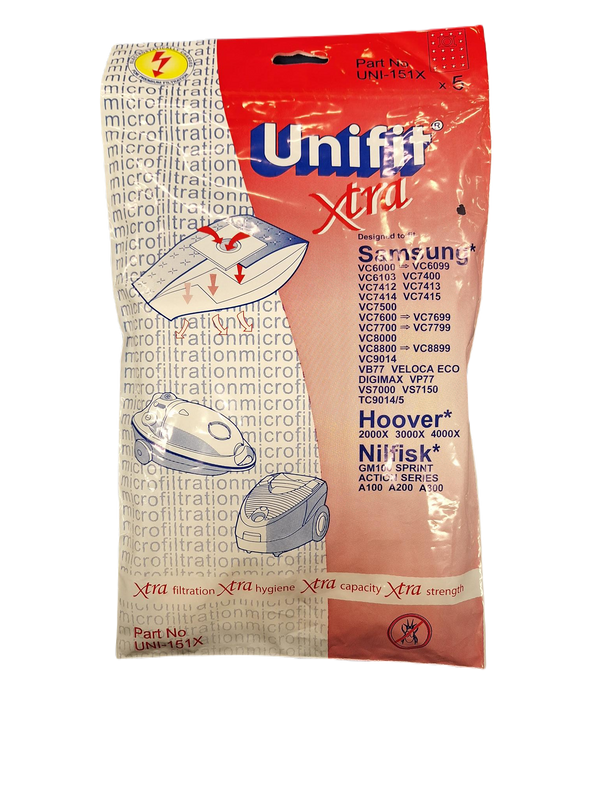 Unifit Vacuum Cleaner Bags UNI-151X