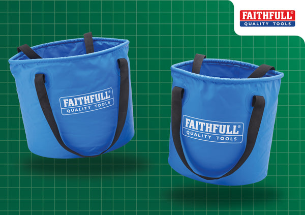 Faithfull 12L & 20L Collapsible Bucket Pack