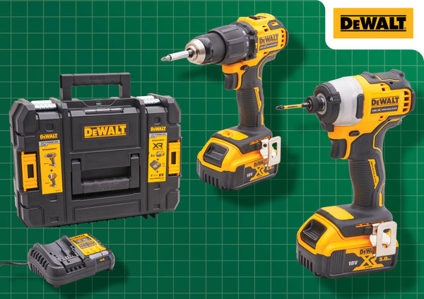 Dewalt 18V Combi Drill & Impact Driver