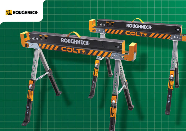Roughneck Saw Horse Twin Pack