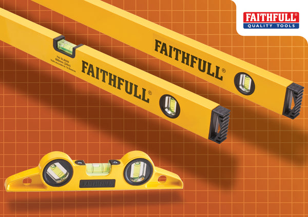 Faithfull 3 Piece Level Set  (240mm, 600mm 1200mm)