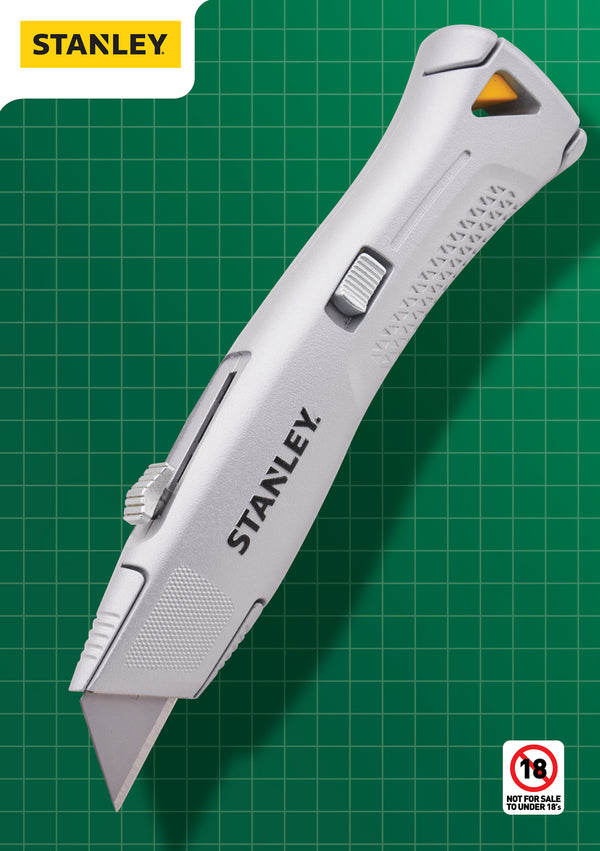 Stanley Retractable Pro Knife With 10 Blades