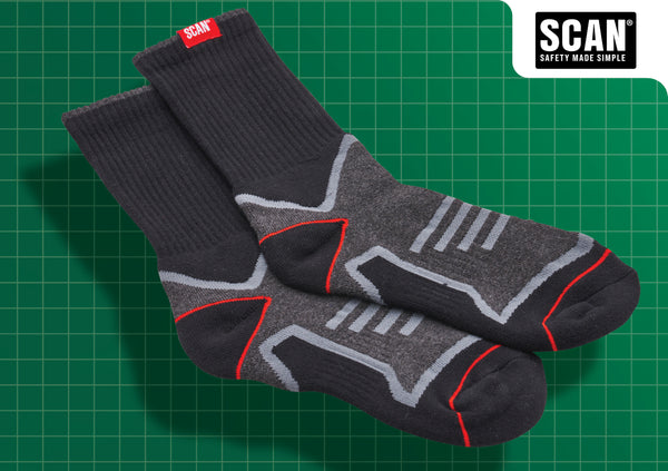 Scan Work Socks Triple Pack