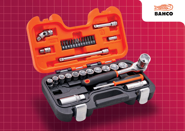 Bahco 3/8in Drive Socket Set (34 Piece)