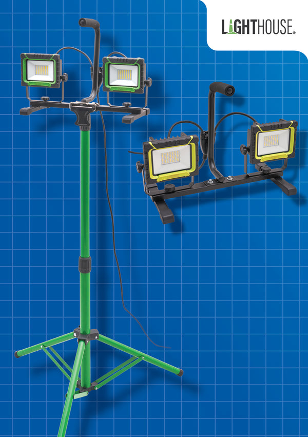 Lighthouse Site Light & Tripod (240V)