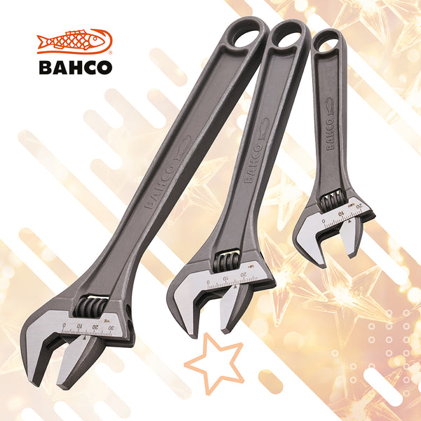 Bahco 3pce Adjustable Wrench Set
