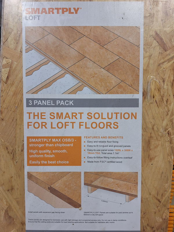 Loft/Attic Flooring Pack (3 Sheets) 48